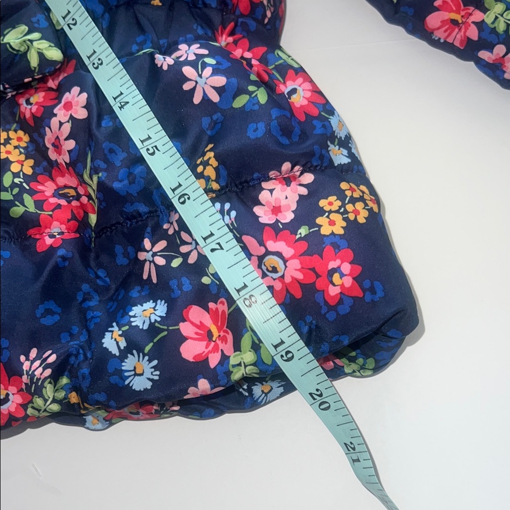 Little Me Navy Floral Jacket - Picture 6 of 10